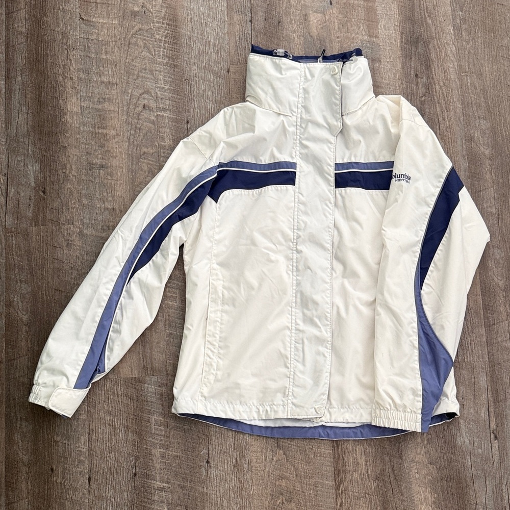 Columbia 3 in 1 vertex winter jacket white and Navy Jacket
